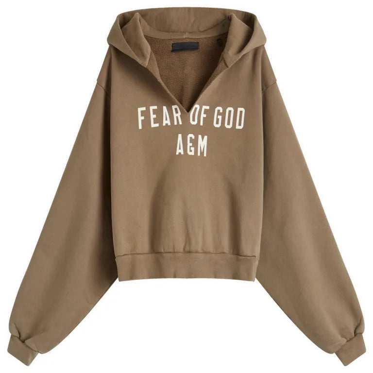 Fear Of God Essentials V-Neck Hoodie