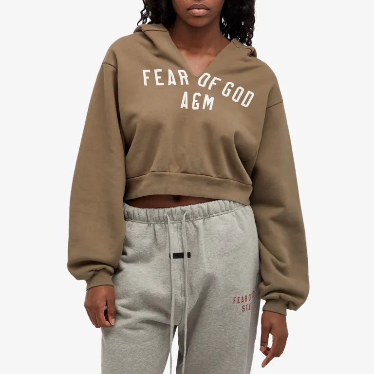 Fear Of God Essentials V-Neck Hoodie