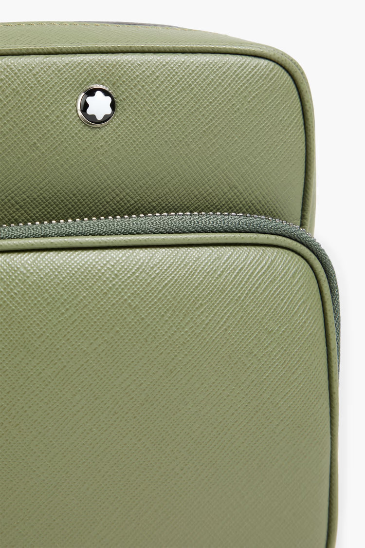Montblanc Textured-Leather Messenger Bag