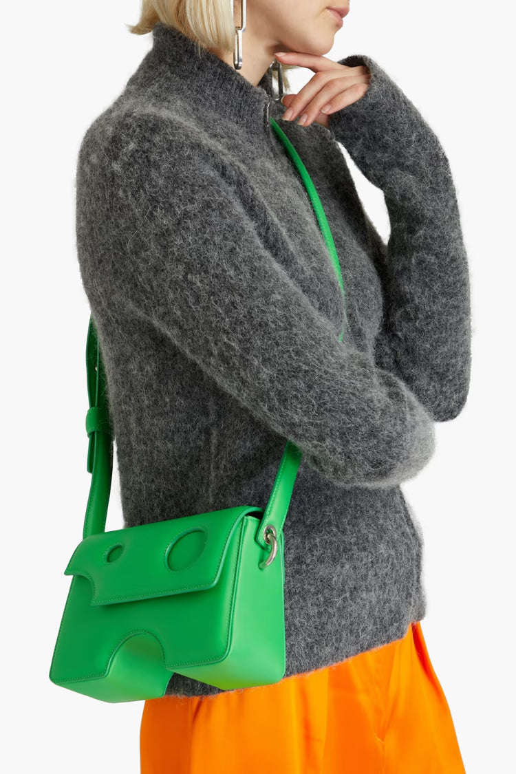 OffWhite Burrow Cutout Leather Cross-Body Bag
