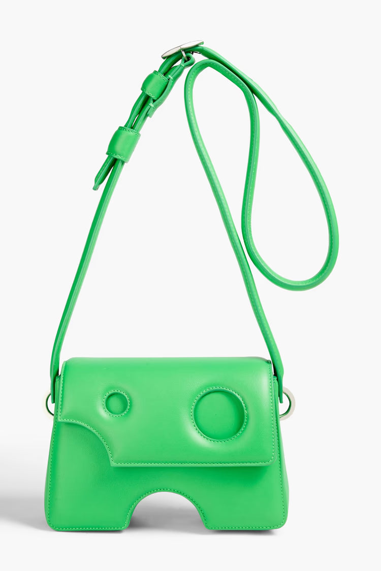 OffWhite Burrow Cutout Leather Cross-Body Bag
