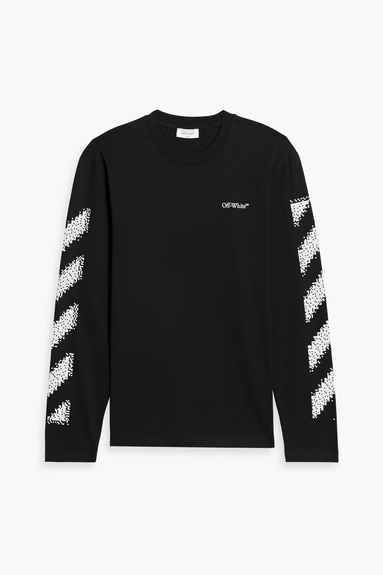 OffWhite Printed French Cotton-Terry Sweatshirt