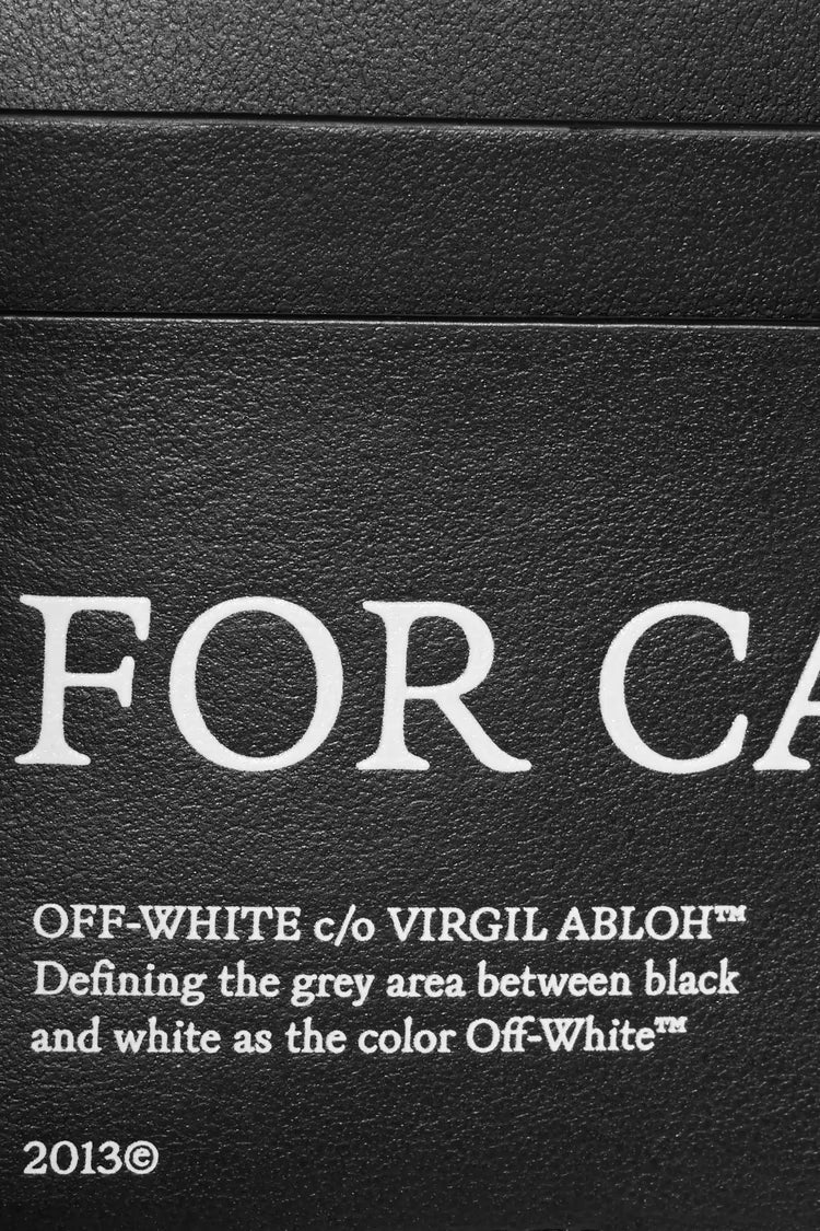 OffWhite Printed Leather Cardholder