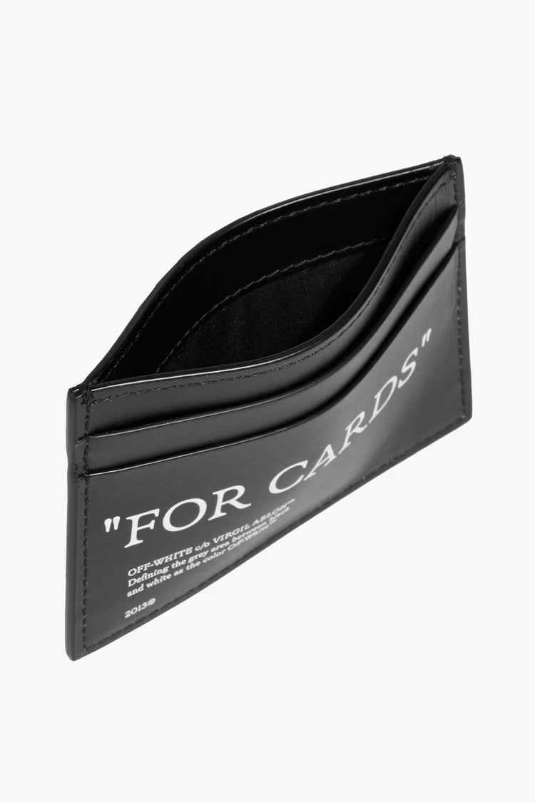 OffWhite Printed Leather Cardholder