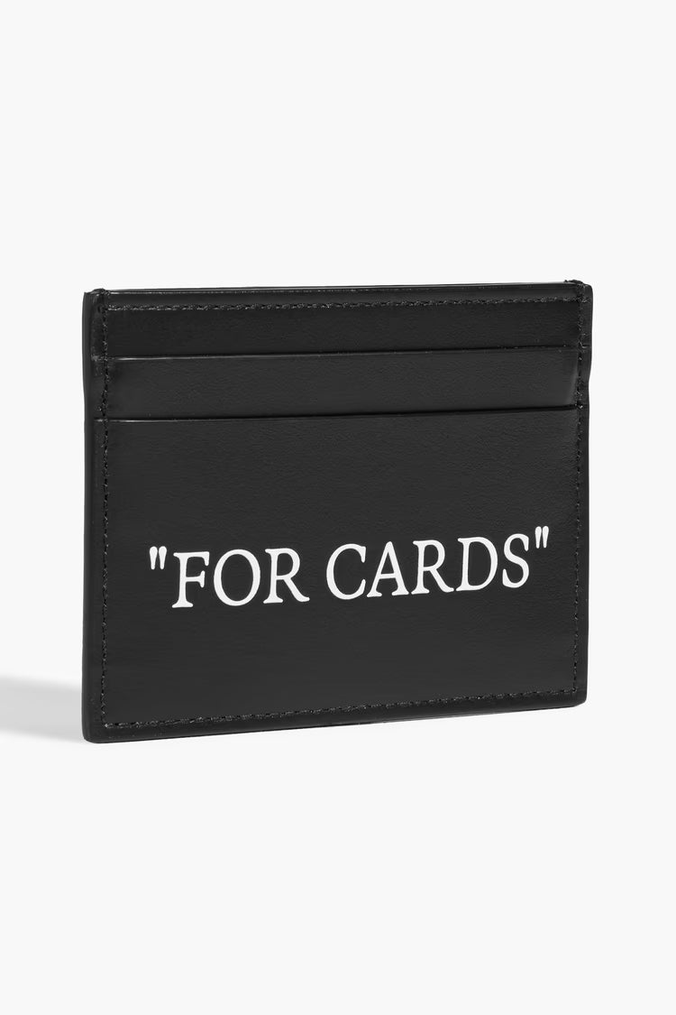 OffWhite Printed Leather Cardholder