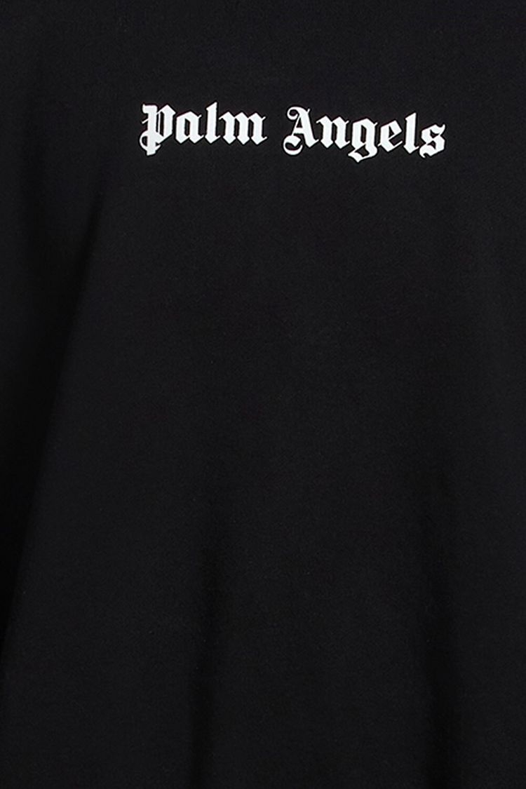 Palm Angels Logo-Printed French Cotton Sweatshirt