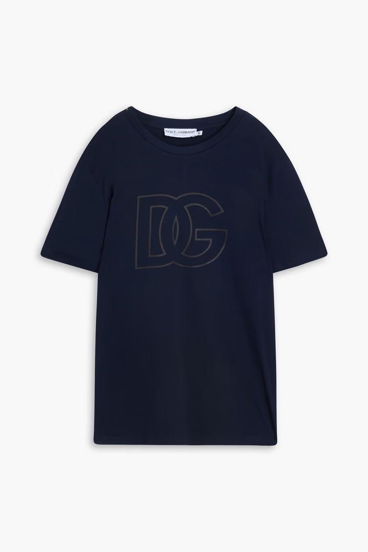 Dolce&Gabbana Printed Cotton-Jersey Tee
