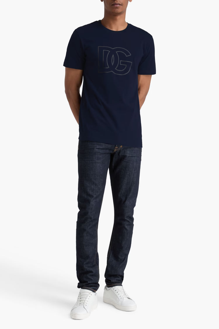 Dolce&Gabbana Printed Cotton-Jersey Tee