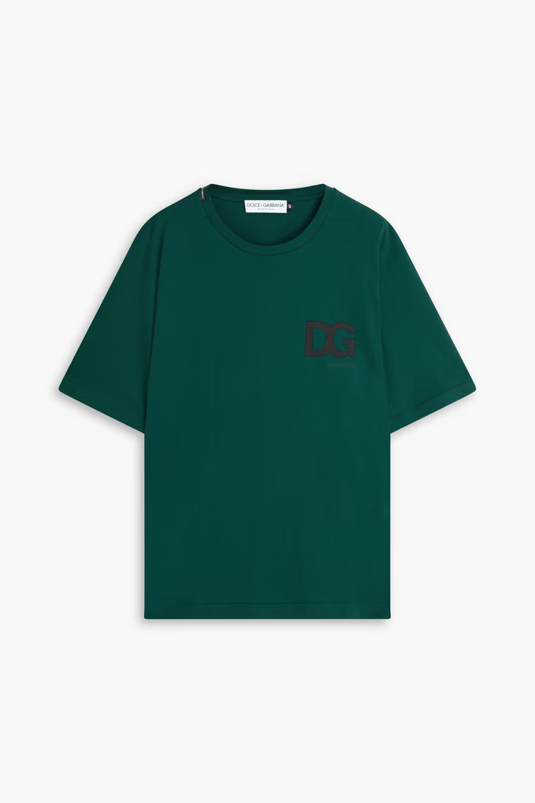 Dolce&Gabbana Printed Cotton-Jersey Tee