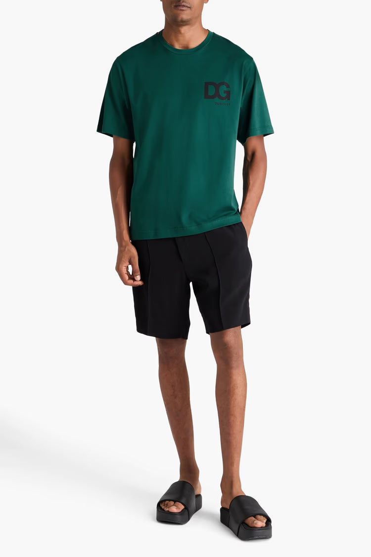 Dolce&Gabbana Printed Cotton-Jersey Tee