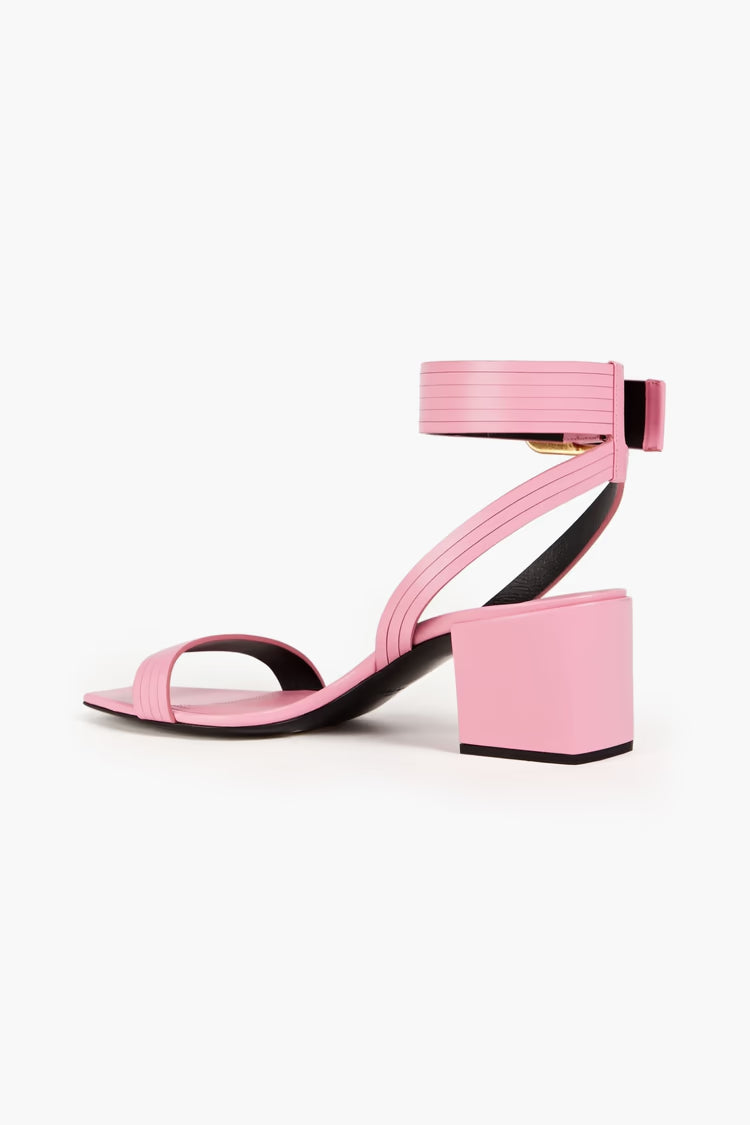 Balmain Stella Embellished Leather Sandals