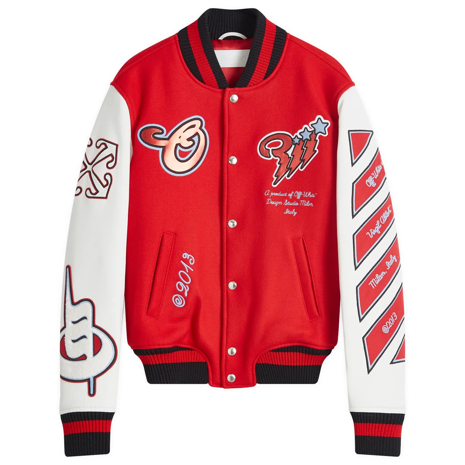 OffWhite Scorpio Wool Varsity Jacket
