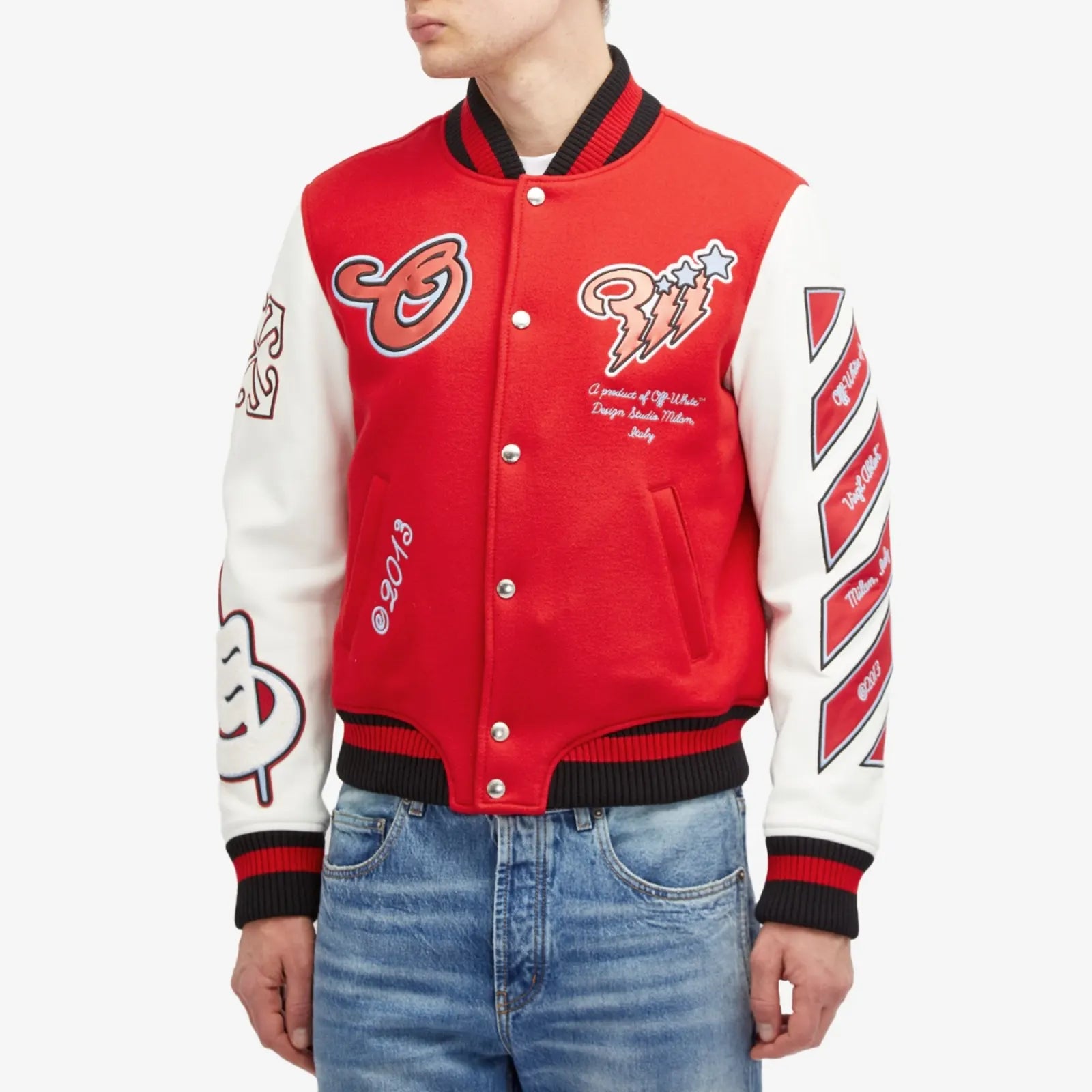 OffWhite Scorpio Wool Varsity Jacket
