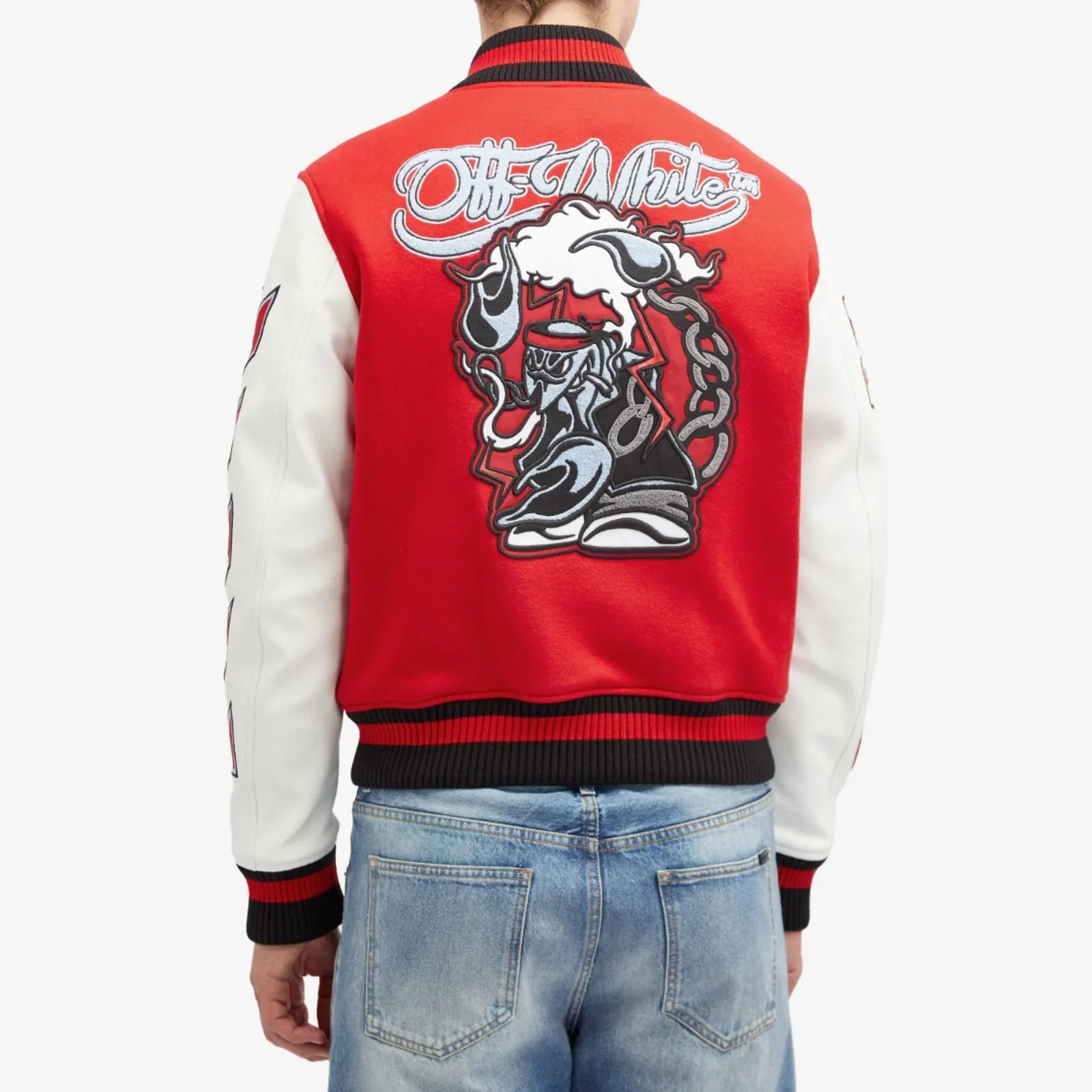 OffWhite Scorpio Wool Varsity Jacket