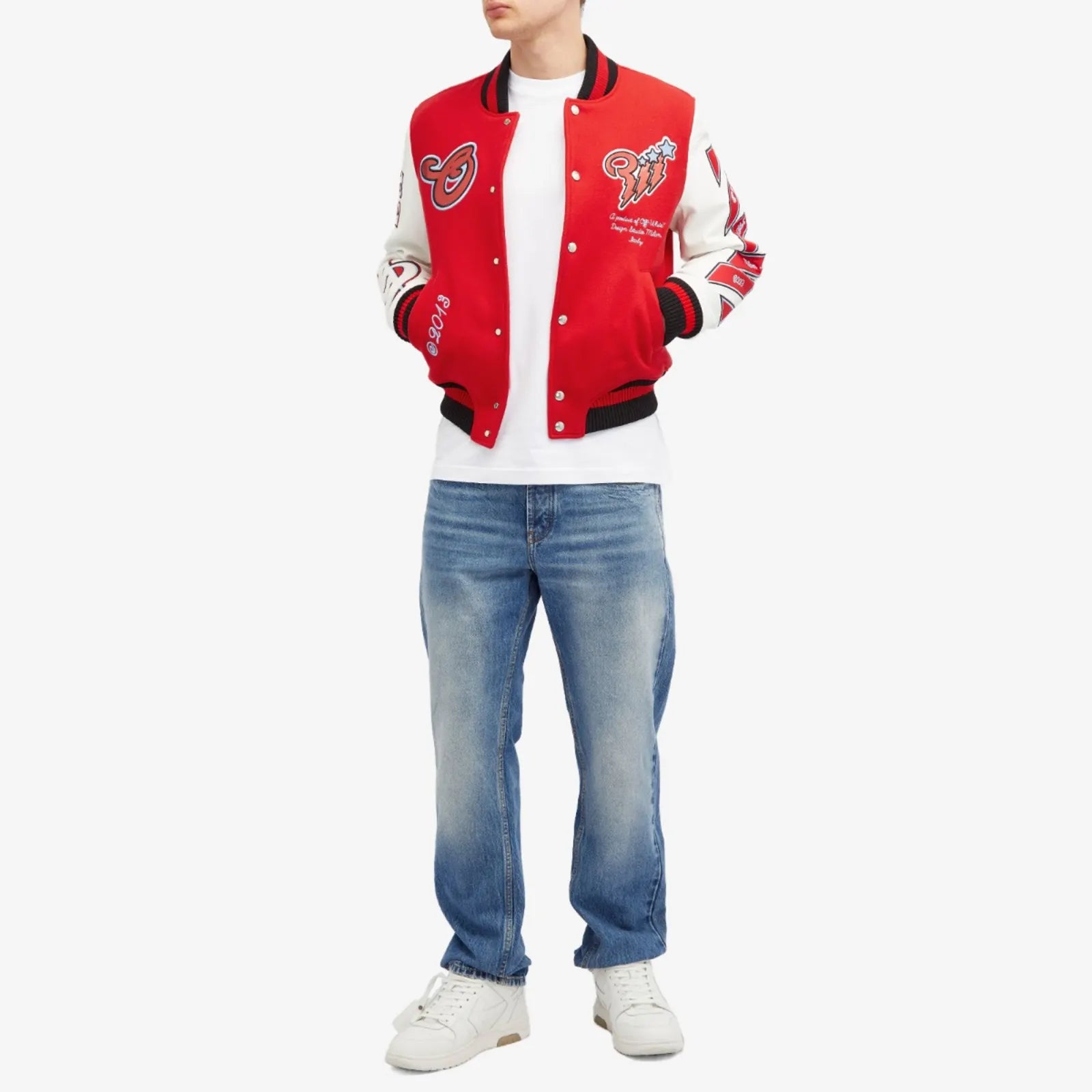 OffWhite Scorpio Wool Varsity Jacket