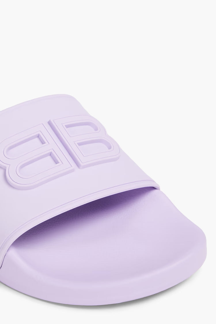 Balenciaga Embossed Rubber Slides