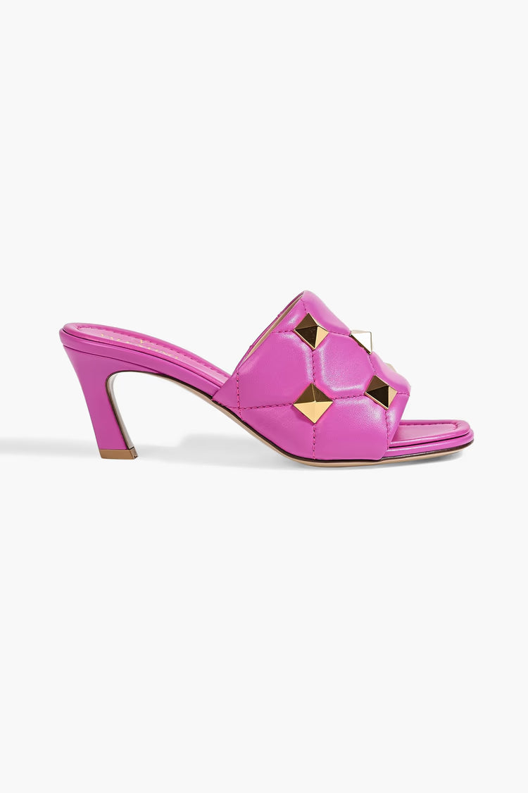 Valentino Garavani Roman Stud Leather Mules